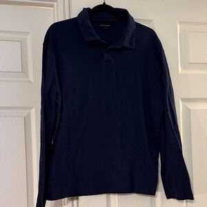 Banana Republic Navy Long Sleeve Crew Neck Sweater